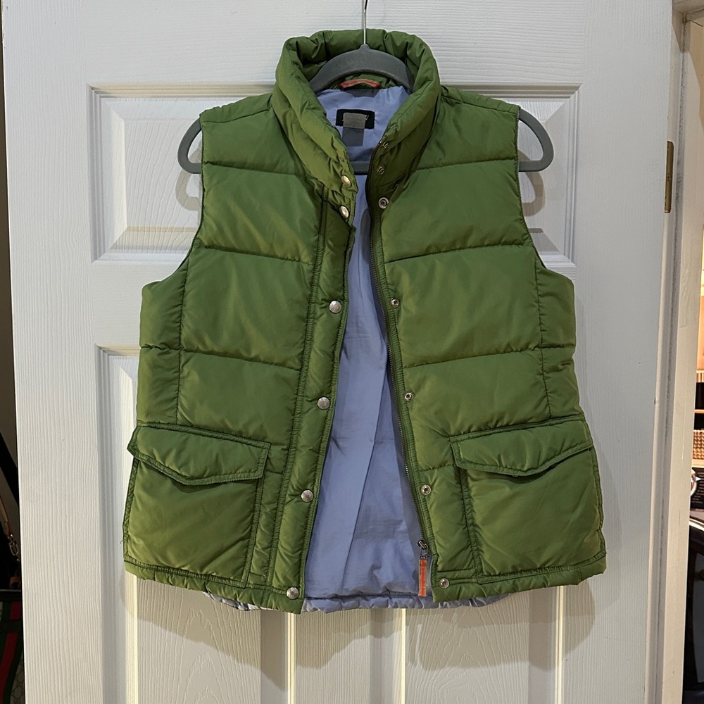 Green Puffer Vest